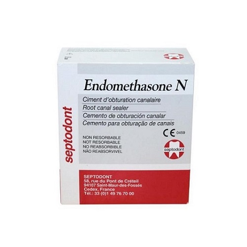 Эндометазон Endomethasone N набор 14 гр + 10 мл (Septodont), артикул 17038