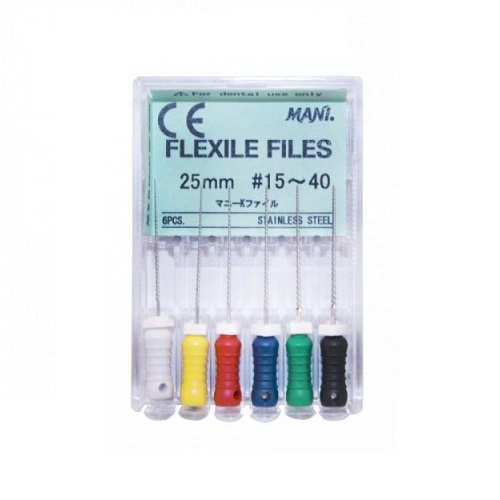 Флексил-Файл 20-25 мм дрильборы ручные гибкие 6 шт (Mani)