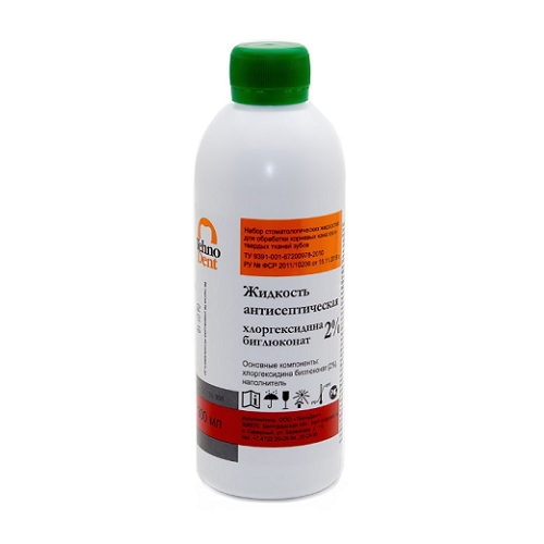 Жидкость антисептич. хлоргексидин биглюконат 2% 300 мл (Tehno Dent)